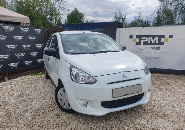 samochody osobowe Mitsubishi Space Star cena 15900 przebieg: 99000, rok produkcji 2013 z Katowice